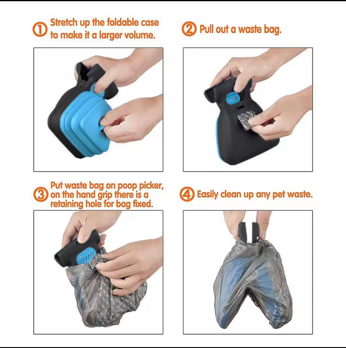 PORTABLE DOG POOP SCOOPER