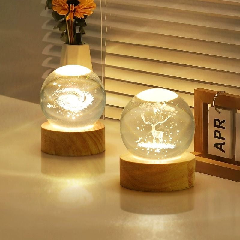 3D CRYSTAL BALL LAMP